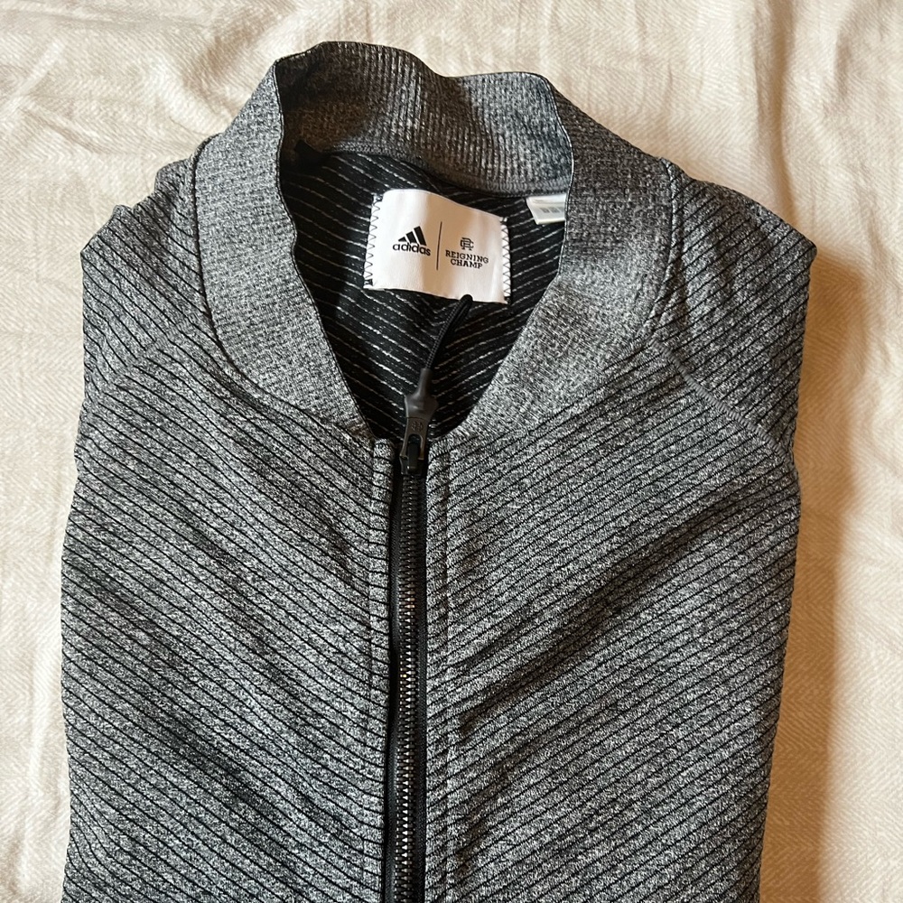 Reigning Champ/Adidas Bomber Zip Up